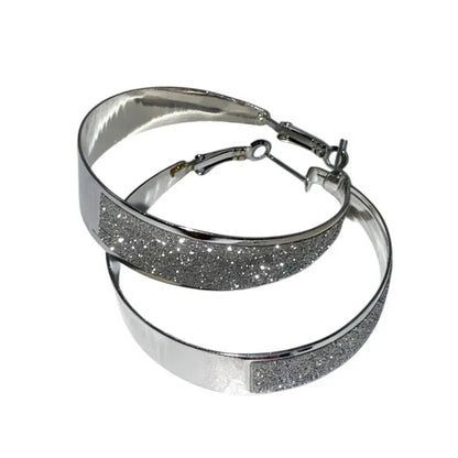 Y2K Jewelry Shiny Earrings for Women Cute Fashion Punk Geometric Hoop Earrings Accessories Cool Hip Hop Rock Goth Vimpi