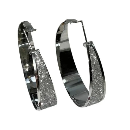 Y2K Jewelry Shiny Earrings for Women Cute Fashion Punk Geometric Hoop Earrings Accessories Cool Hip Hop Rock Goth Vimpi